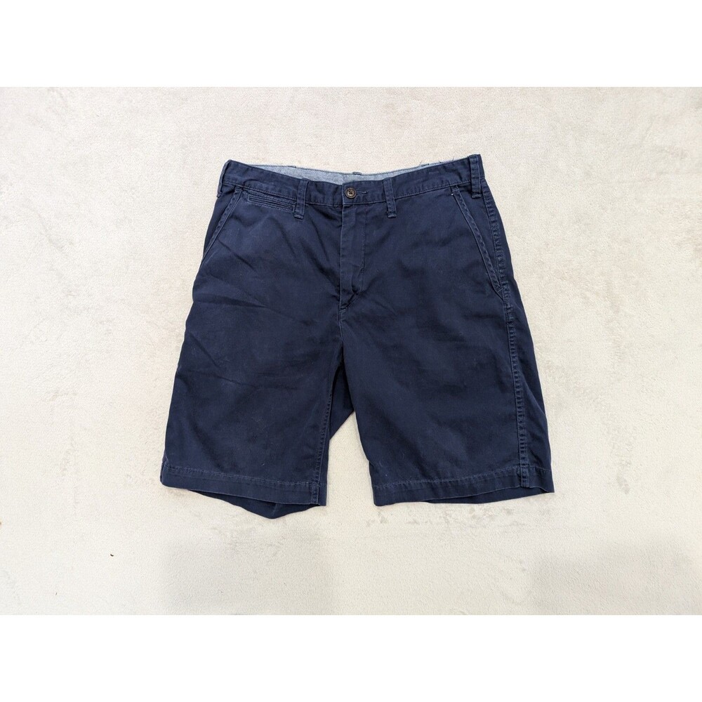 Polo Ralph Lauren Chino Shorts Mens Size 31 X 9 In Relaxed Fit Blue Flat Front